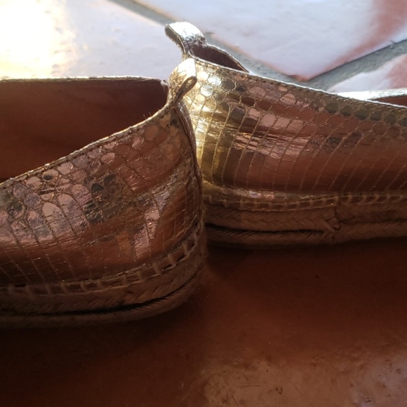 Steve Madden Gold snake print espadrilles - Picture 8 of 8